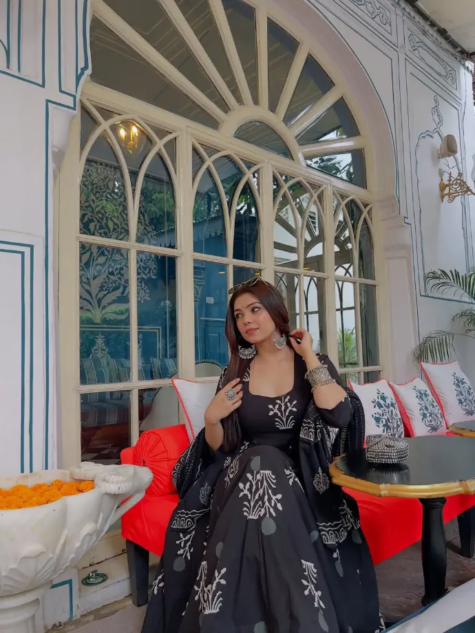Black Kurti regular ethenic